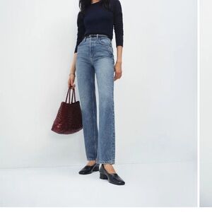 Reformation High Rise Cynthia Blue Jeans